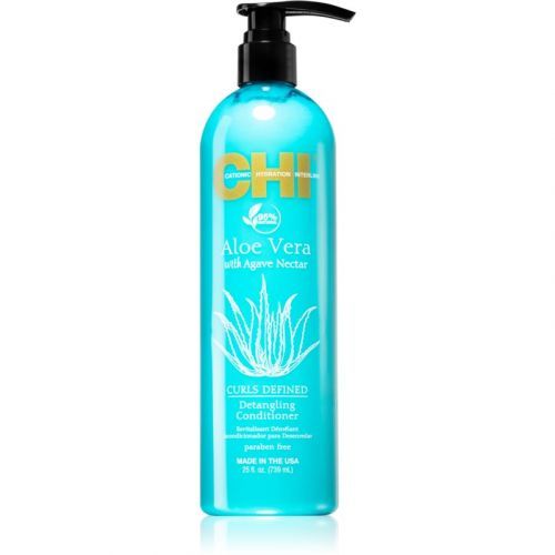 CHI Aloe Vera Detangling Deeply Regenerating Conditioner For Wavy And Curly Hair 739 ml