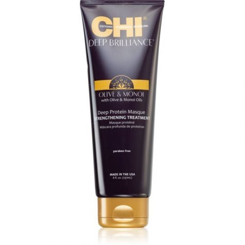 CHI Deep Brilliance Reinforcing Mask for Weakened, Damaged Hair and Frayed Ends With Olive Oil 237 ml