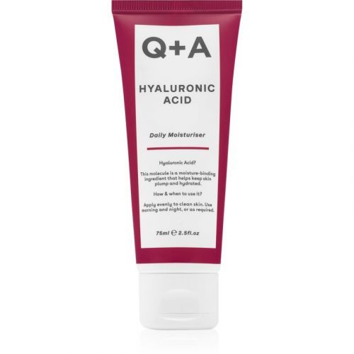 Q+A Hyaluronic Acid Moisturizing Cream For Face for Everyday Use 75 ml