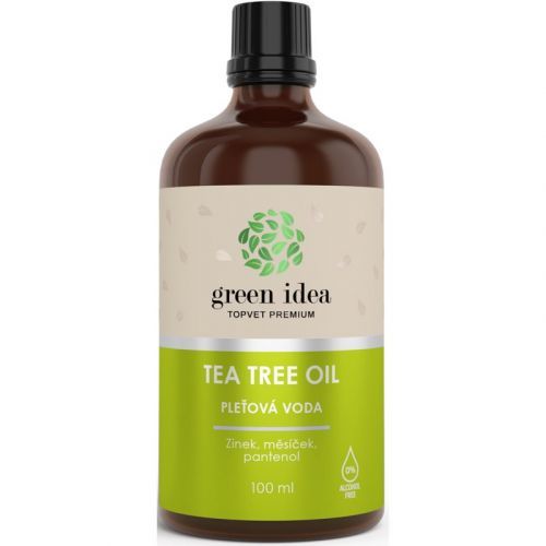 Green idea - Topvet premium Tea Tree Oil lotion with calendula, panthenol and zinc Face Lotion without Alcohol 100 ml