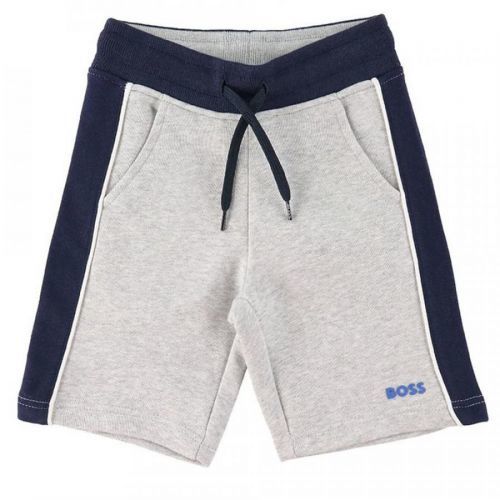 Hugo Boss Boys Cotton Shorts Grey, 4Y / GREY