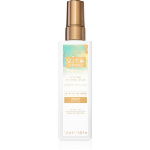 Vita Liberata Heavenly Tanning Elixir Untinted Self Tan Emulsion for Body Shade Medium 150 ml