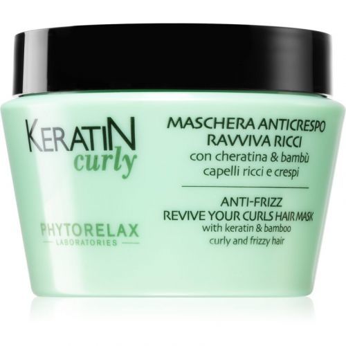 Phytorelax Laboratories Keratin Curly Mask for Unruly Curly Hair To Treat Frizz 250 ml