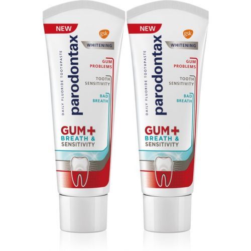 Parodontax Gum And Sens Whitening Whitening Toothpaste for Teeth 2x75 ml