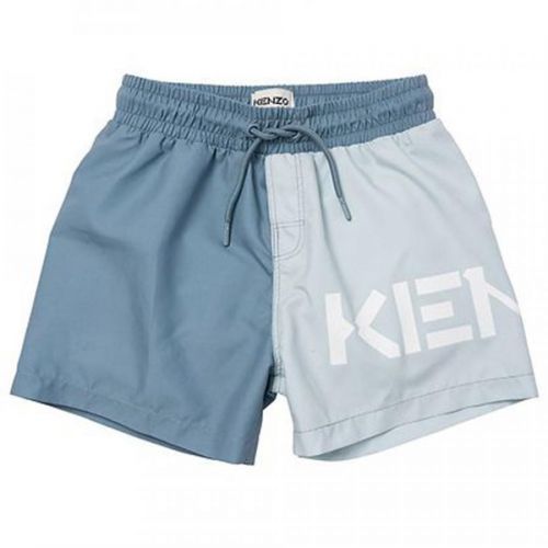 Kenzo Boys Logo Swim Shorts Blue, 4Y / BLUE