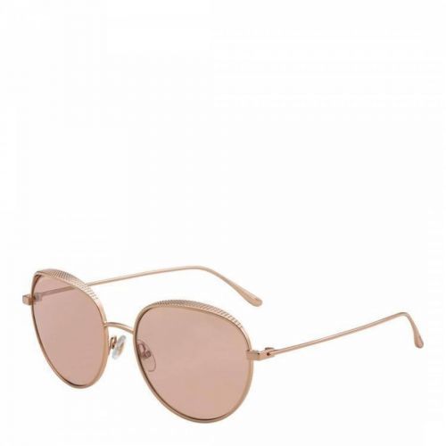 Women's Rose Gold/Pink Jimmy Choo Sunglasses 56mm