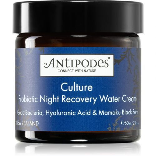 Antipodes Culture Probiotic Night Recovery Water Cream Intense Revitalising Night Cream with Probiotics 60 ml