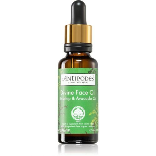 Antipodes Divine Face Oil Rosehip & Avocado Oil Protective Serum Against The First Signs of Skin Aging 30 ml