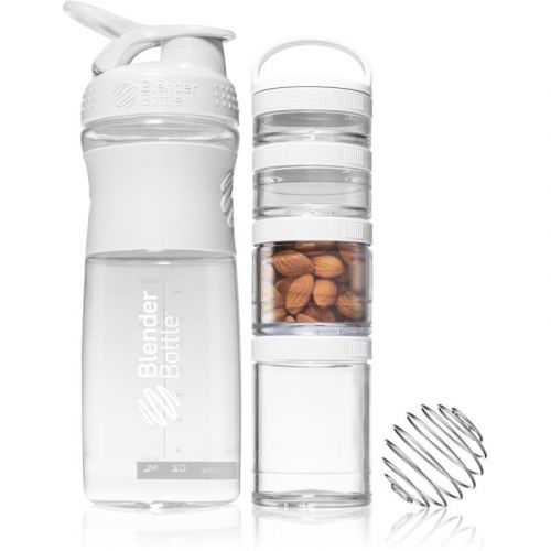 Blender Bottle Sport Mixer® GoStak Gift Set White (For Sportsmen)