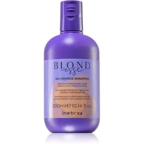 Inebrya BLONDesse No-Orange Shampoo Nourishing Shampoo neutralising brass tones 300 ml