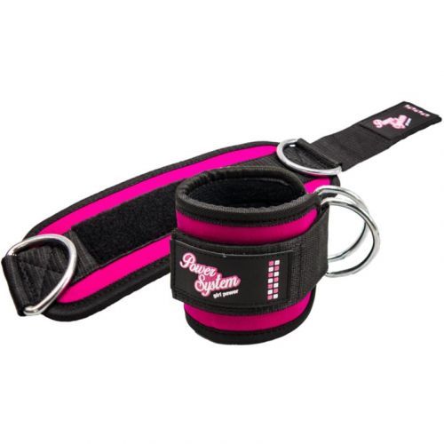Power System Ankle Straps Gym ankle adapter colour Babe-Pink