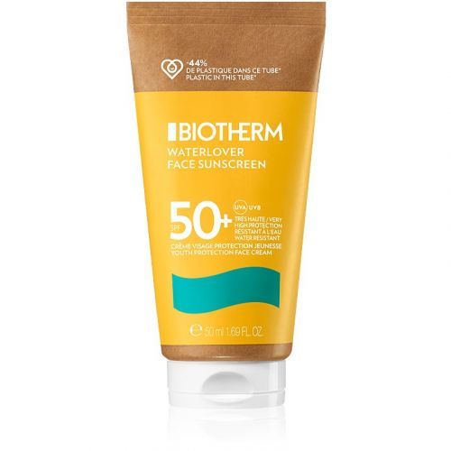 Biotherm Waterlover Face Sunscreen Protective Anti-Aging Face Cream for Intolerant Skin SPF 50+ 50 ml