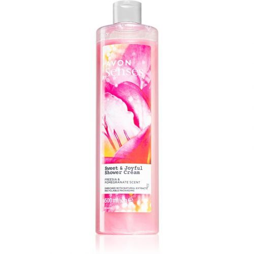 Avon Senses Sweet & Joyful Freesia & Pomegranate Moisturizing Shower Gel 500 ml