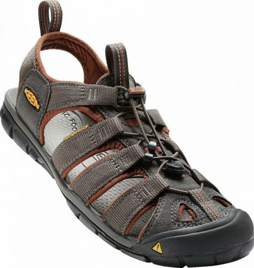 Keen Mens Outdoor Shoes Clearwater CNX Men's Sandals Raven/Tortoise Shell 42,5