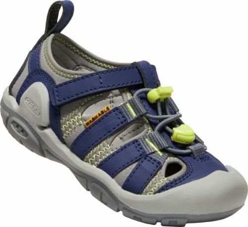 Keen Kids' Outdoor Shoes Knotch Creek Children Sandals Steel Grey/Blue Depths 27-28