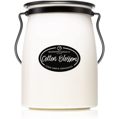 Milkhouse Candle Co. Creamery Cotton Blossom scented candle Butter Jar 624 g