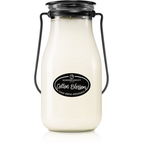 Milkhouse Candle Co. Creamery Cotton Blossom scented candle Milkbottle 397 g