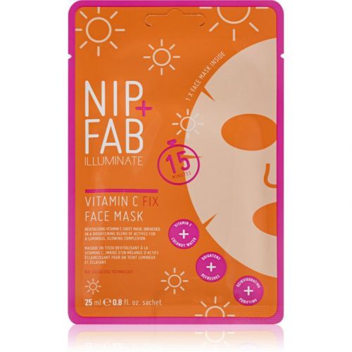NIP+FAB Vitamin C Fix Sheet Mask for Face 25 ml