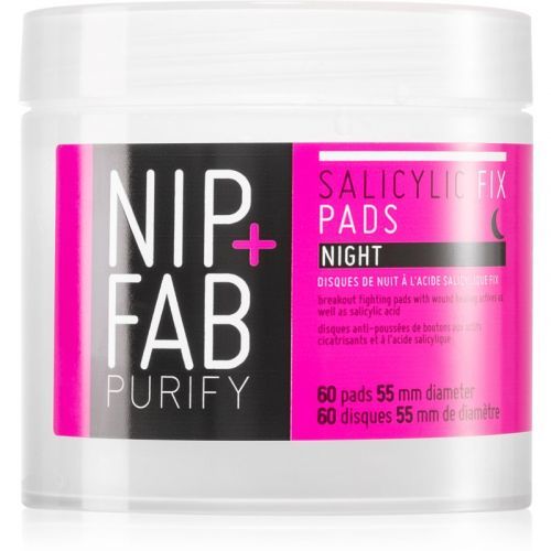 NIP+FAB Salicylic Fix Cleaning Pads Night 60 pc