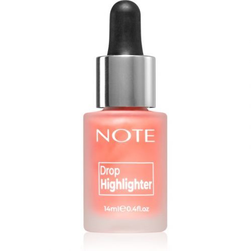 Note Cosmetique Drop Highliter Liquid Highlighter with Pipette Stopper 01 Pearl Rose 14 ml