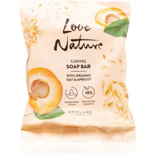 Oriflame Love Nature Organic Oat & Apricot Bar Soap 75 g