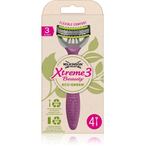 Wilkinson Sword Xtreme 3 Beauty Eco Green One Time Razor 4 pcs