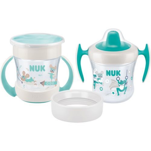 NUK Mini Cups Set Mint/Turquoise Cup 3 in 1 6m+ Neutral 160 ml
