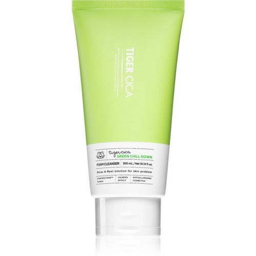It's Skin Tiger Cica Green Chill Down Refreshing Cleansing Foam for Problematic Skin, Acne 300 ml