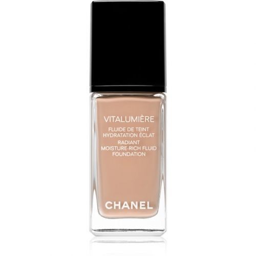 Chanel Vitalumière Radiant Moisture Rich Fluid Foundation Radiance Moisturising Makeup Shade 50 - Naturel 30 ml