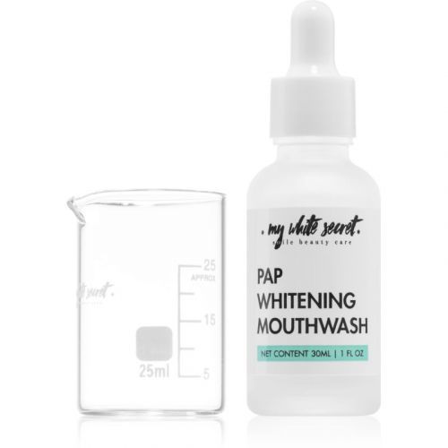 My White Secret PAP Whitening Mouthwash Concentrated Mouthwash with Whitening Effect 30 ml