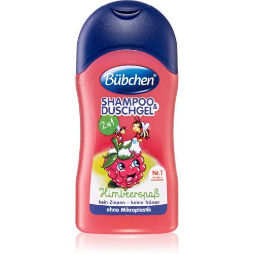 Bübchen Kids Shampoo & Shower II Shampoo And Shower Gel 2 in 1 Travel Package Himbeere 50 ml