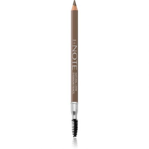 Note Cosmetique Natural Lool Eyebrow Pencil Eyebrow Pencil with Brush 01 Fair 1,08 g