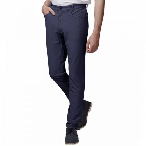 Navy Classic Fit Tech Trousers