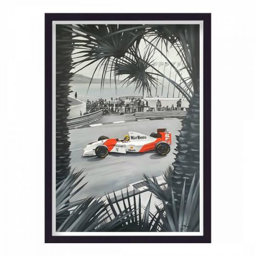 McLaren At Monaco 44x33cm Framed Print