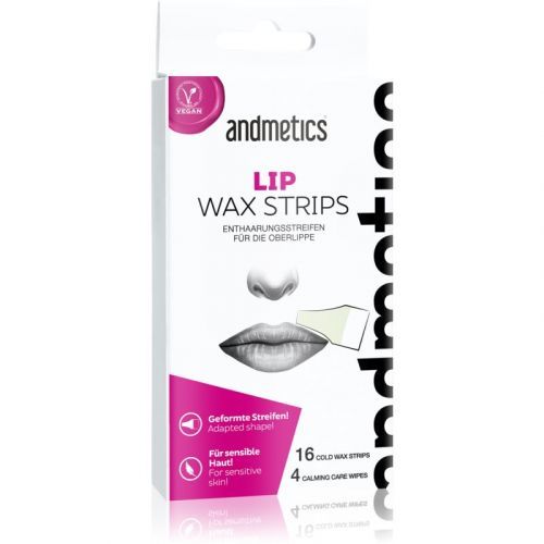 andmetics Wax Strips Lips Wax Strips for Upper Lip 16 pc