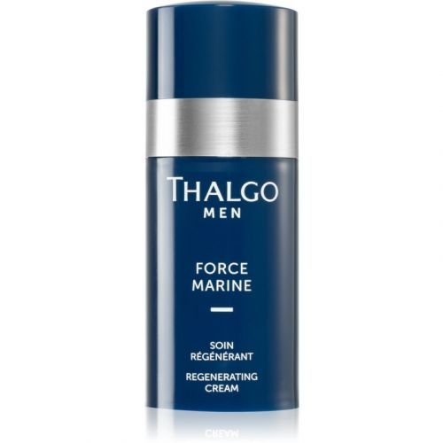 Thalgo Force Marine Regenerating Cream Regenerating Face Cream with Anti-Wrinkle Effect for Men 50 ml