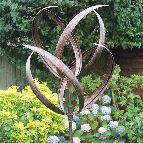Brushed Copper Hampton Wind Sculpture