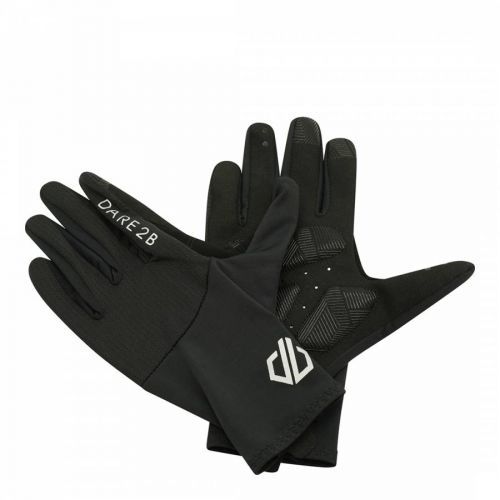 Black Forcible II Cycling Gloves