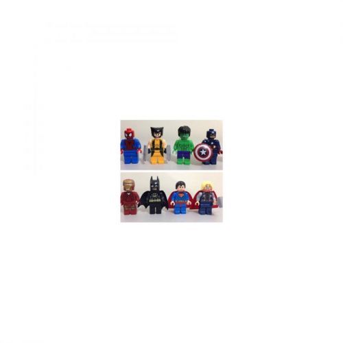 8Pcs Marvel Avengers Super Heroes Mini Figures Dc Fit Lego Minifigures