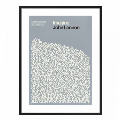 Imagine - John Lennon 36x28cm Framed Print