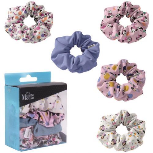 Disney Minnie Scrunchies Hair Rings for Kids 5 pc