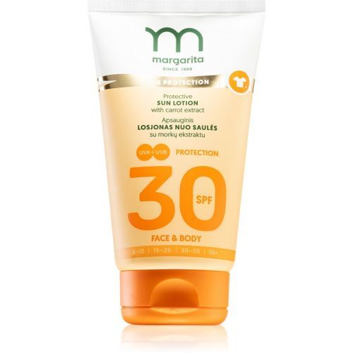 Margarita Protective Sunscreen Cream for Body and Face SPF 30 150 ml