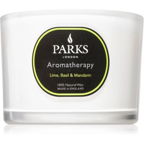 Parks London Aromatherapy Lime, Basil & Mandarin scented candle 350 g