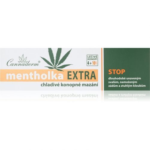 Cannaderm Mentholka EXTRA cannabis joint and muscles treatment Cooling Gel with Hemp and Menthol for Relieving Pain and Joint Stiffness 150 ml