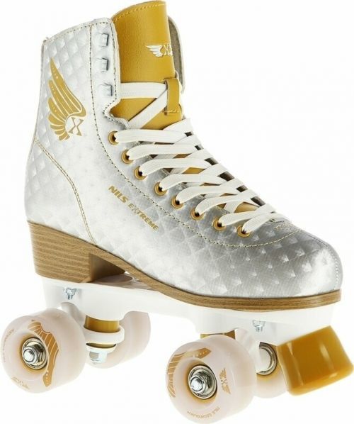 Nils Extreme NQ14198 Double Row Roller Skates Gold/Silver 37
