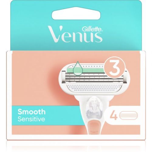 Gillette Venus Sensitive Smooth Shaver + Spare Blades 4 pcs