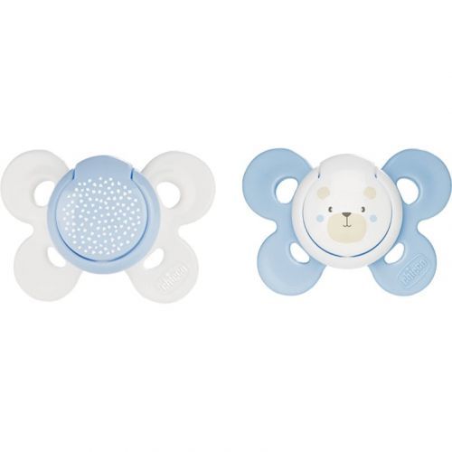 Chicco Physio Comfort 0-6m dummy Boy-Bear/Dots 2 pc