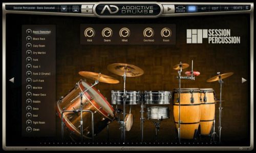 XLN Audio AD2: Session Percussion (Digital product)