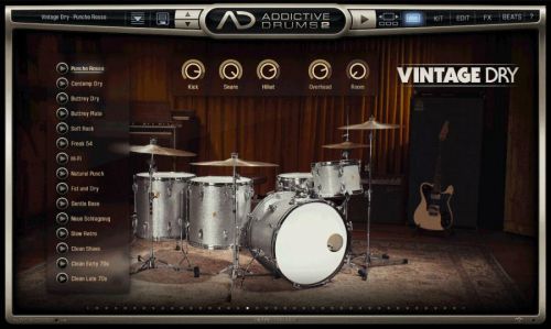XLN Audio AD2: Vintage Dry (Digital product)