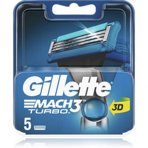 Gillette Mach3 Turbo Shaver + razor blades 5 pcs